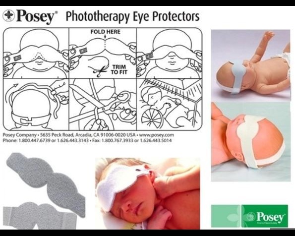 Posey Protector De Ojos Neonatal 4646 30-35cm