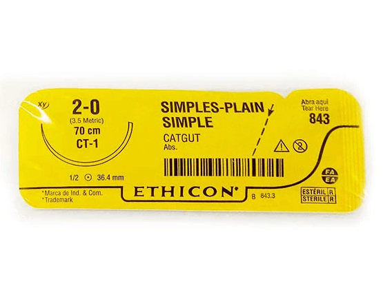 Ethicon Catgut Simple 2-0 Ct-1  