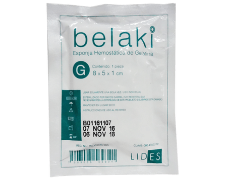 Esponja Hemostática Gelatina Belaki