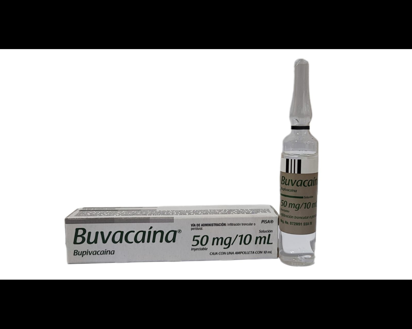 Buvacaina (bupivacaina Simple 50mg/10 Ml. Ampolla) Pisa
