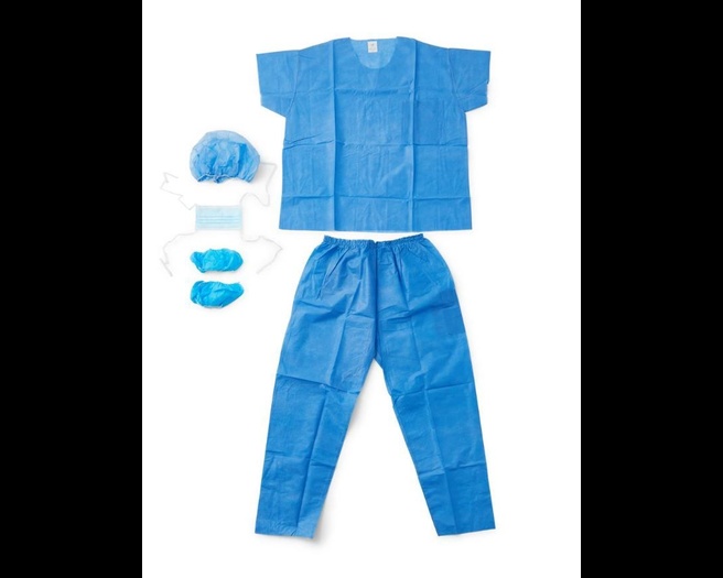 Kit De Ropa Descartable Para Cirujano No Esteril Medline ( Xl) 