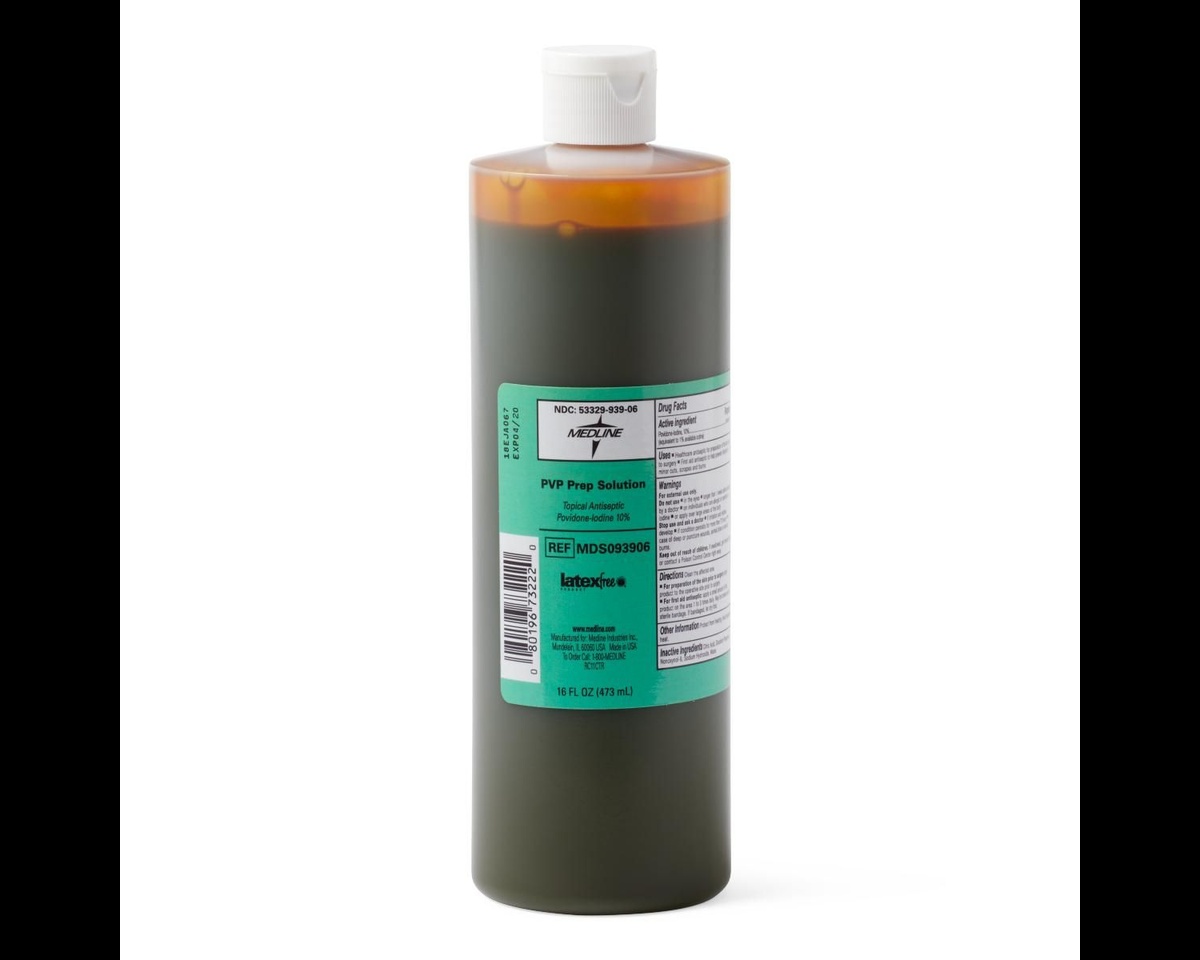 Yodo Povidine 10% Fco 473 Ml / 16 Oz Medline