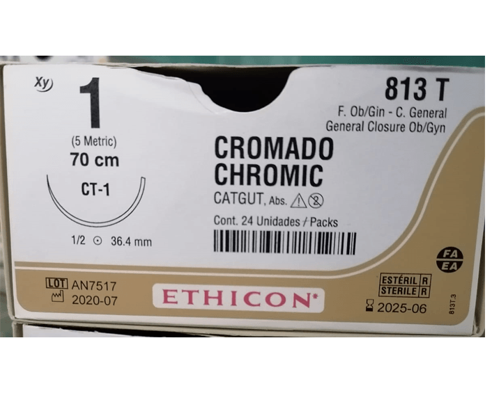 Catgut Cromico 1 Ct-1 Ethicom