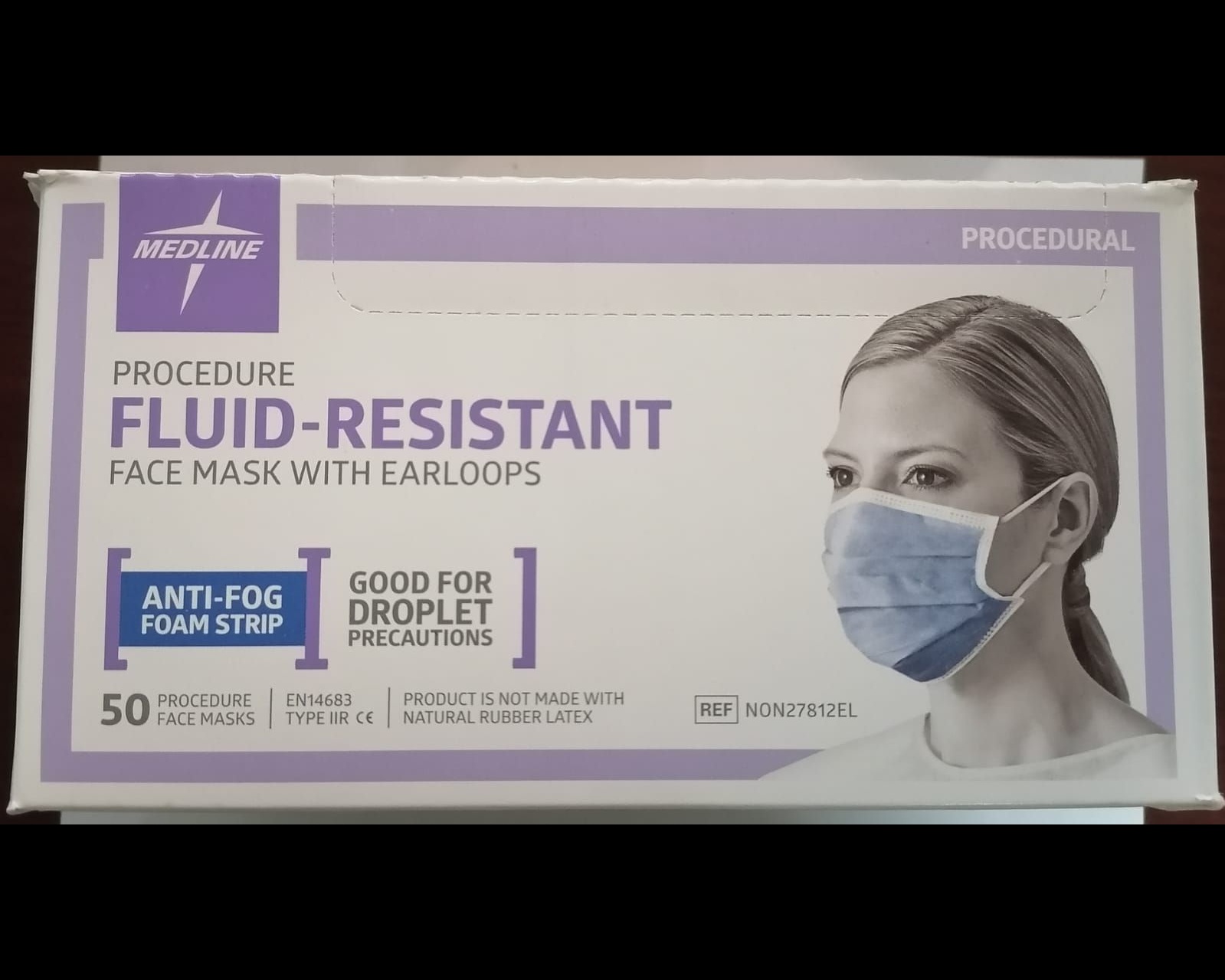 Medline Mascarilla Resistente-fluidos Non27812el
