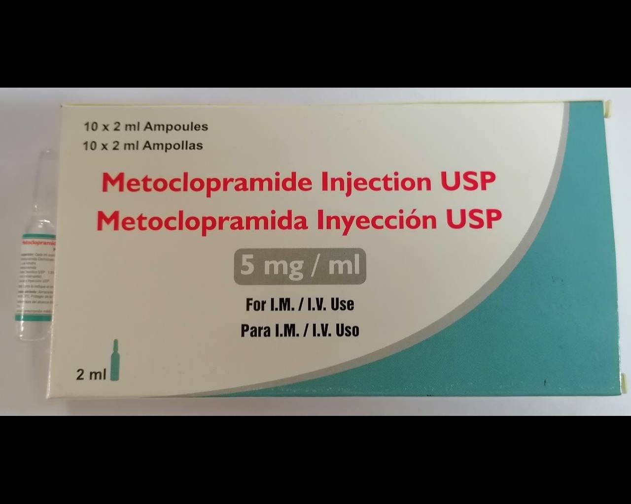 Metoclopramida (inyección Usp Im-iv  5mg/ml Ampolla 2ml) Flagship 