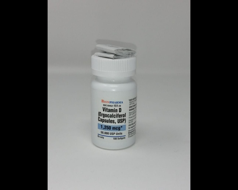 Vitamina D (1,250 Microgramos De Ergocalciferol 50,000 Ui) Bionpharma